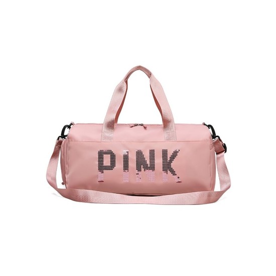 Sequined Letter Print Large-Capacity Outdoor Portable Travel Bag Sequined Letter Print Large-Capacity Outdoor Portable Travel Bag