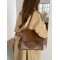Casual Simple Chic Solid Color Shoulder Bag