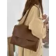 Casual Simple Chic Solid Color Shoulder Bag Casual Simple Chic Solid Color Shoulder Bag