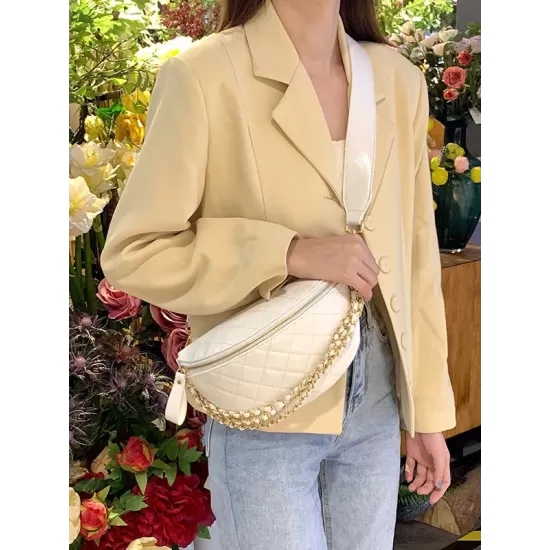 Cool Chic Chains Zipper Sling Bag Cool Chic Chains Zipper Sling Bag