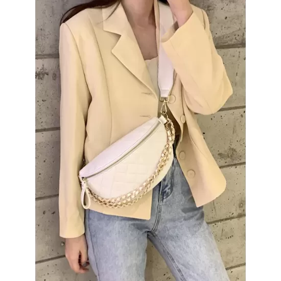 Cool Chic Chains Zipper Sling Bag Cool Chic Chains Zipper Sling Bag