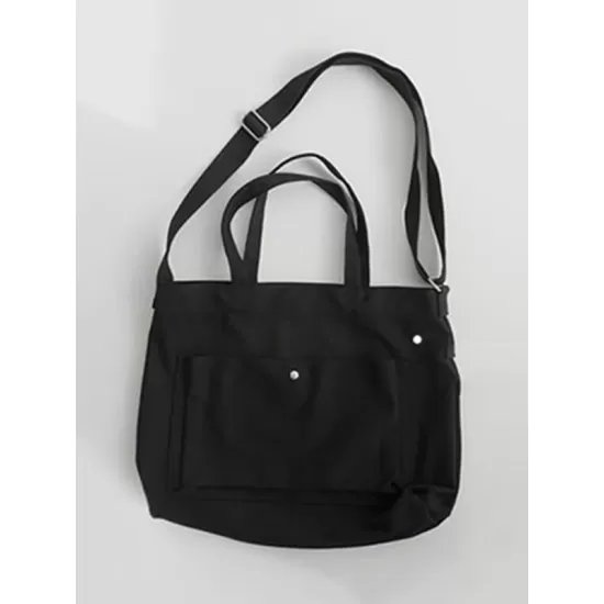 Simple Casual Solid Color Canvas Sling Bag Simple Casual Solid Color Canvas Sling Bag