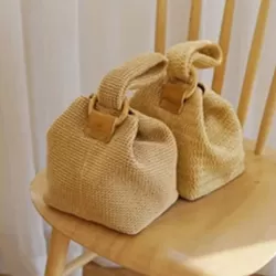 Casual Simple Weave Handbag