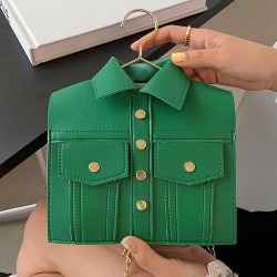 Original Stylish PU Contrast Color Shoulder Bag Accessories