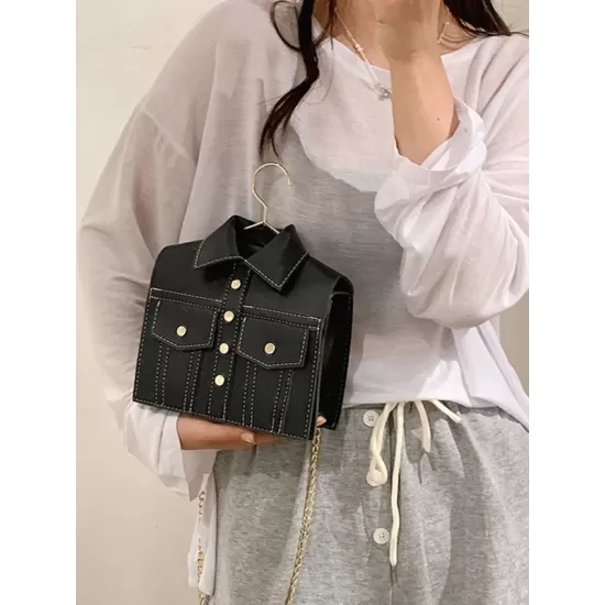 Original Stylish PU Contrast Color Shoulder Bag Accessories Original Stylish PU Contrast Color Shoulder Bag Accessories