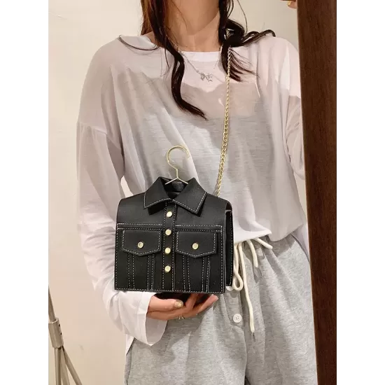 Original Stylish PU Contrast Color Shoulder Bag Accessories Original Stylish PU Contrast Color Shoulder Bag Accessories