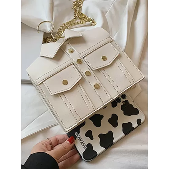 Original Stylish PU Contrast Color Shoulder Bag Accessories Original Stylish PU Contrast Color Shoulder Bag Accessories