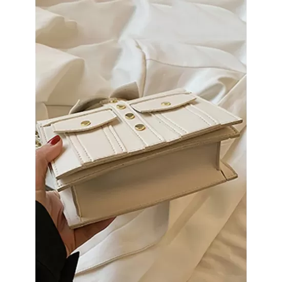 Original Stylish PU Contrast Color Shoulder Bag Accessories Original Stylish PU Contrast Color Shoulder Bag Accessories