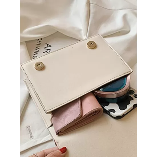 Original Stylish PU Contrast Color Shoulder Bag Accessories Original Stylish PU Contrast Color Shoulder Bag Accessories