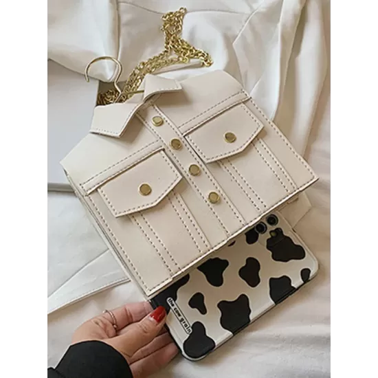 Original Stylish PU Contrast Color Shoulder Bag Accessories Original Stylish PU Contrast Color Shoulder Bag Accessories