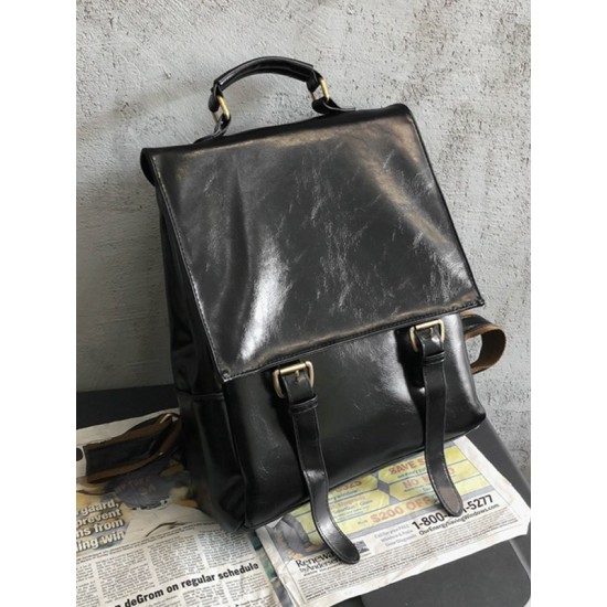 Simple Vintage Solid Color Backpack Simple Vintage Solid Color Backpack