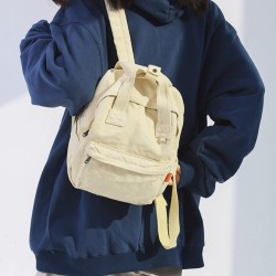 Simple Casual 5 Colors Canvas Backpack
