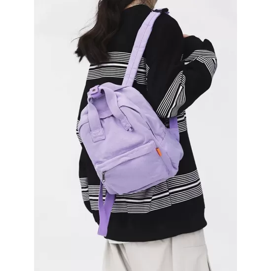 Simple Casual 5 Colors Canvas Backpack Simple Casual 5 Colors Canvas Backpack