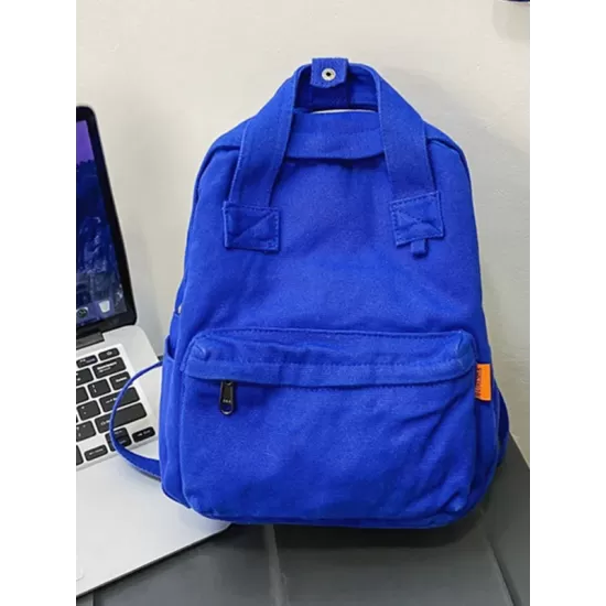 Simple Casual 5 Colors Canvas Backpack Simple Casual 5 Colors Canvas Backpack