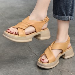 Open Toe Sandals Platform Shoes