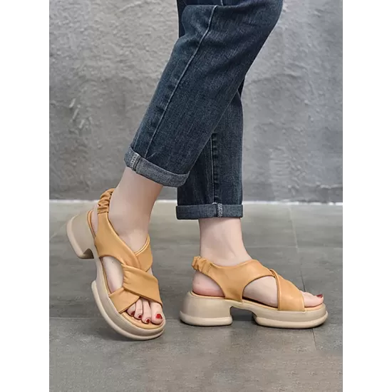 Open Toe Sandals Platform Shoes Open Toe Sandals Platform Shoes