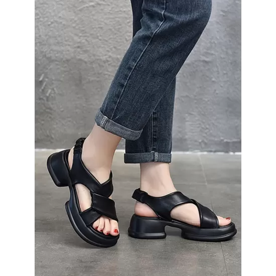 Open Toe Sandals Platform Shoes Open Toe Sandals Platform Shoes
