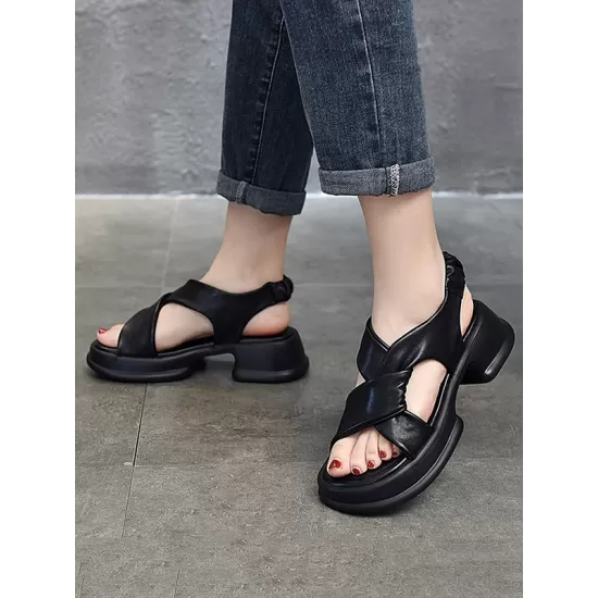Open Toe Sandals Platform Shoes Open Toe Sandals Platform Shoes