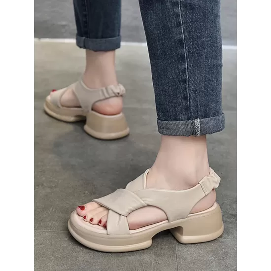 Open Toe Sandals Platform Shoes Open Toe Sandals Platform Shoes