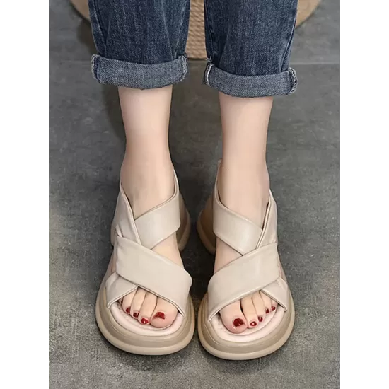 Open Toe Sandals Platform Shoes Open Toe Sandals Platform Shoes
