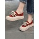 Contrast Color Lace-Up Platform Shoes Casual Shoes Contrast Color Lace-Up Platform Shoes Casual Shoes