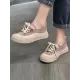 Contrast Color Lace-Up Platform Shoes Casual Shoes Contrast Color Lace-Up Platform Shoes Casual Shoes
