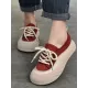 Contrast Color Lace-Up Platform Shoes Casual Shoes Contrast Color Lace-Up Platform Shoes Casual Shoes