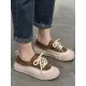 Contrast Color Lace-Up Platform Shoes Casual Shoes Contrast Color Lace-Up Platform Shoes Casual Shoes
