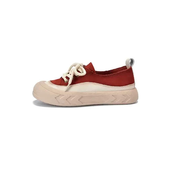 Contrast Color Lace-Up Platform Shoes Casual Shoes Contrast Color Lace-Up Platform Shoes Casual Shoes