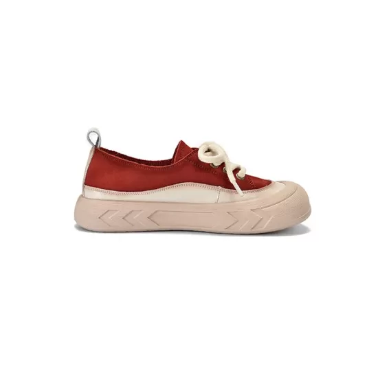 Contrast Color Lace-Up Platform Shoes Casual Shoes Contrast Color Lace-Up Platform Shoes Casual Shoes