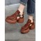 Closed-Toe Sandals Platform Shoes