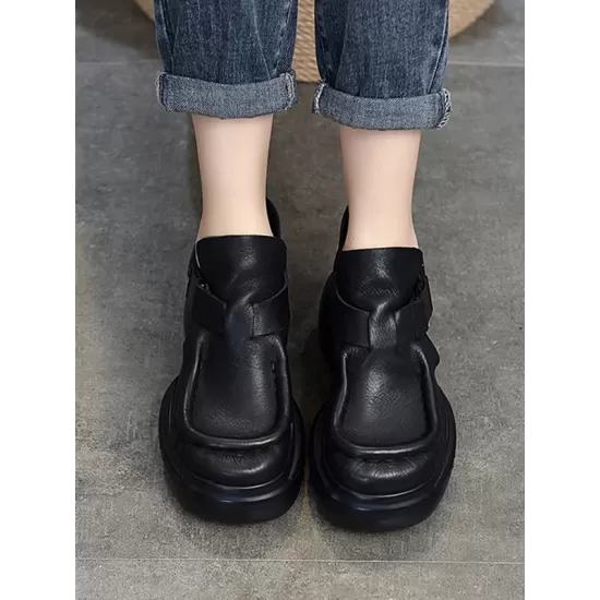 Closed-Toe Sandals Platform Shoes Closed-Toe Sandals Platform Shoes