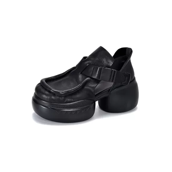 Closed-Toe Sandals Platform Shoes Closed-Toe Sandals Platform Shoes