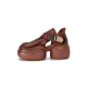 Closed-Toe Sandals Platform Shoes Closed-Toe Sandals Platform Shoes