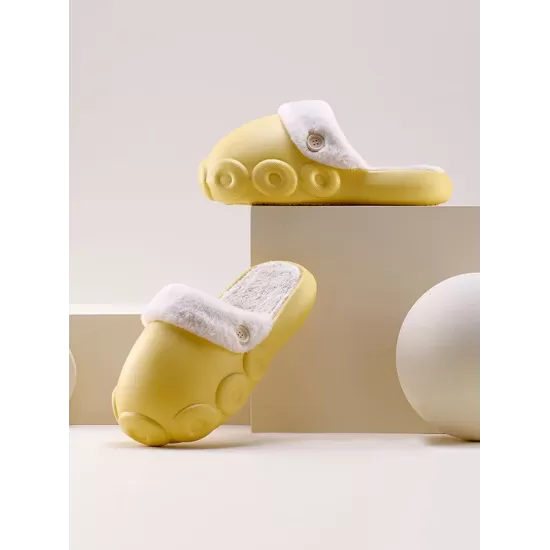 Warm Removable Washable Waterproof Thick-Soled Cotton Slippers Warm Removable Washable Waterproof Thick-Soled Cotton Slippers