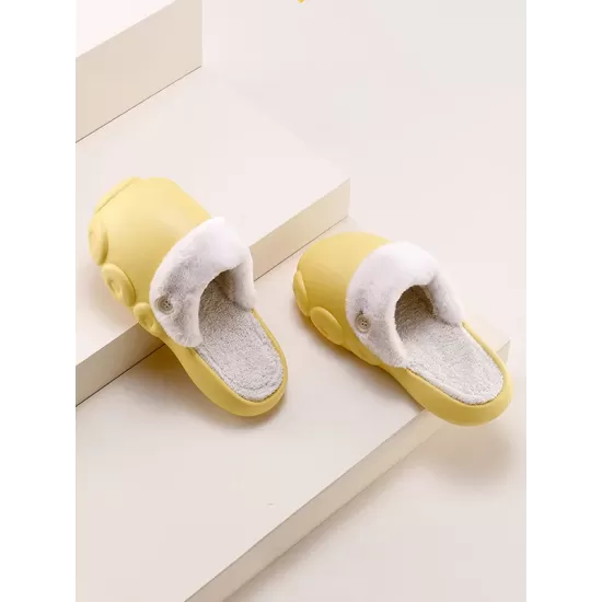 Warm Removable Washable Waterproof Thick-Soled Cotton Slippers Warm Removable Washable Waterproof Thick-Soled Cotton Slippers