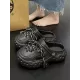 Hollow Round-Toe Slider Sandals Crocs Hollow Round-Toe Slider Sandals Crocs