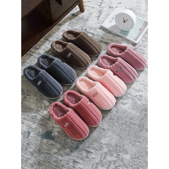 Indoor Warm Non-Slip Solid Color Slippers Indoor Warm Non-Slip Solid Color Slippers