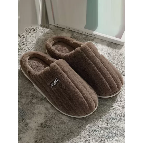 Indoor Warm Non-Slip Solid Color Slippers Indoor Warm Non-Slip Solid Color Slippers