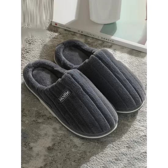 Indoor Warm Non-Slip Solid Color Slippers Indoor Warm Non-Slip Solid Color Slippers
