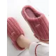 Indoor Warm Non-Slip Solid Color Slippers Indoor Warm Non-Slip Solid Color Slippers