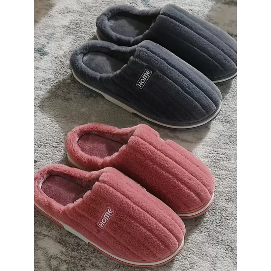 Indoor Warm Non-Slip Solid Color Slippers Indoor Warm Non-Slip Solid Color Slippers