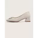 Elegant Square Buckle Chunky Square Mid Heel Shoes Elegant Square Buckle Chunky Square Mid Heel Shoes