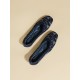 Color-Block Contrast Color Square-Toe V-Cut Flat Shoes Color-Block Contrast Color Square-Toe V-Cut Flat Shoes