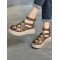 Casual Hollow Gladiator Shoes Platform Sandals