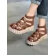 Casual Hollow Gladiator Shoes Platform Sandals Casual Hollow Gladiator Shoes Platform Sandals