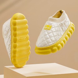 Warm Indoor Non-Slip Waterproof Soft Sole Padded Flat Shoes