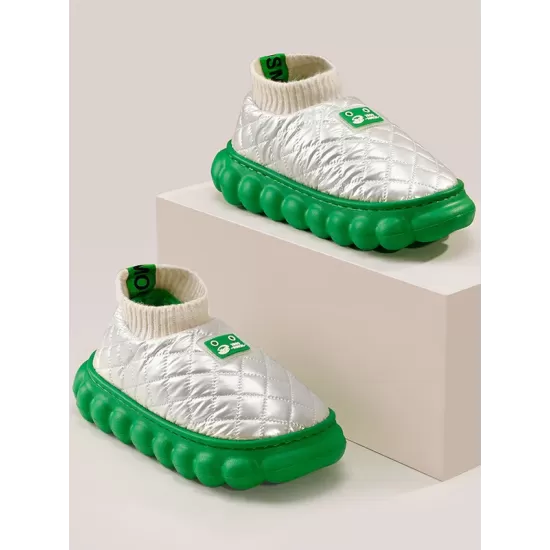 Warm Indoor Non-Slip Waterproof Soft Sole Padded Flat Shoes Warm Indoor Non-Slip Waterproof Soft Sole Padded Flat Shoes