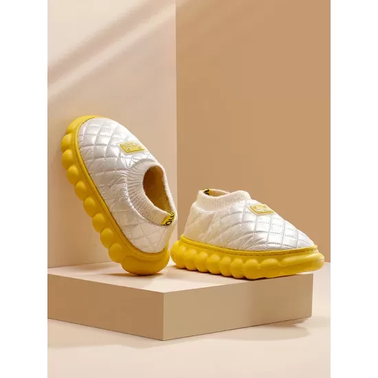 Warm Indoor Non-Slip Waterproof Soft Sole Padded Flat Shoes Warm Indoor Non-Slip Waterproof Soft Sole Padded Flat Shoes