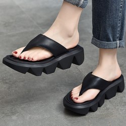 Split-Joint Wedges & Flatform Shoes Slippers